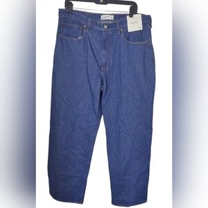 Abercrombie & Fitch Wide Leg Medium Wash Jeans 14R NWT‎ Waist 36